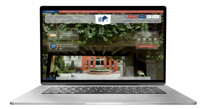 Revamping Of East West University (Ewu) Website 1 ewu